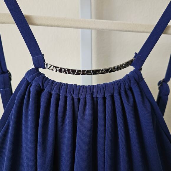 MAGICSUIT Navy Blue Parker Underwire Tummy Control Convertible Swim Dress Sz 12 - Picture 5 of 16